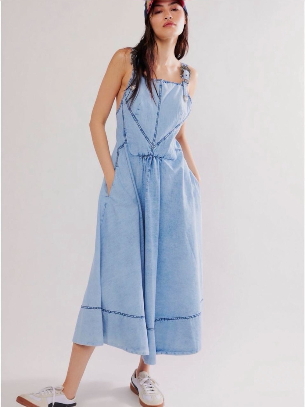 NWOT FREE PEOPLE STARS ALIGN MIDI DRESS